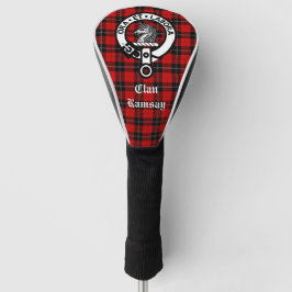 Clan Ramsay Wappen Abzeichen und Tartan individuel Golf Headcover