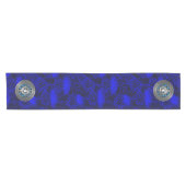 Clan Ramsay Wappen & Tartan Knot Kurzer Tischläufer (Horizontal)