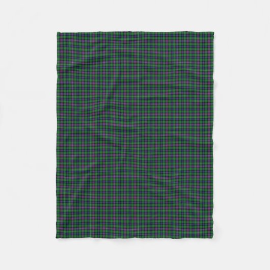 Clan Rankine Tartan Fleecedecke (Vorderseite)