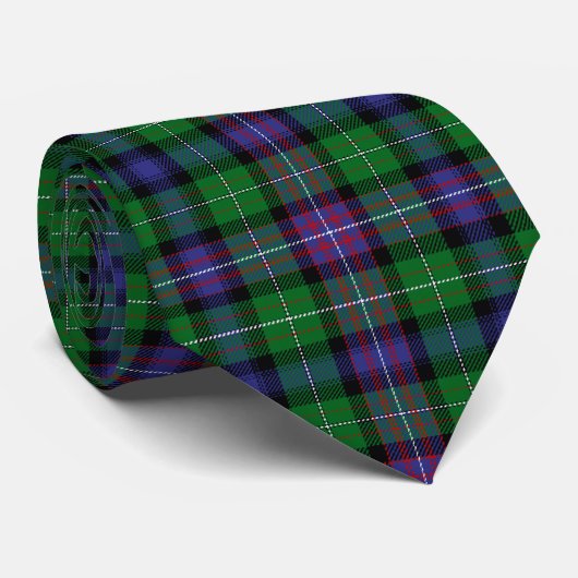 Clan Rankine Tartan Krawatte (Gerollt)