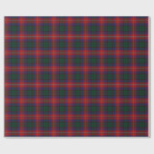 Clan Rattray Red Green Scottish Tartan Geschenkpapier (Flach)