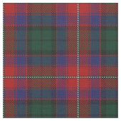 Clan Rattray roter grüner schottischer Tartan Stoff (Nahaufnahme)