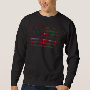 Clan Rattray Scottish tartan US Flaggenkilometer S Sweatshirt