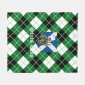 Clan Raute Diagonal Diamond Tartan Kariert Arbuthn Fleecedecke (Vorderseite (Horizontal))