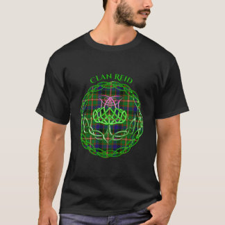 Clan Reid Scottish Tan Celtic Distel T-Shirt