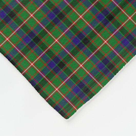 Clan-ReidTartan Fleecedecke (Ecke)