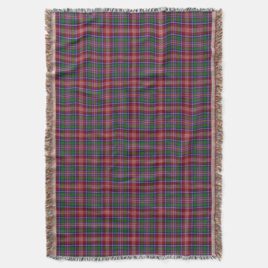 Clan Ritchie Tartan Decke (Vorderseite Vertikal)