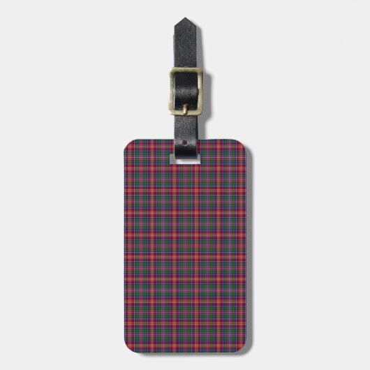 Clan Ritchie Tartan Gepäckanhänger (Vorderseite vertikal)