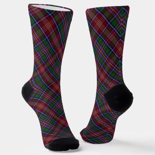 Clan Ritchie Tartan Socken (Gewinkelt)