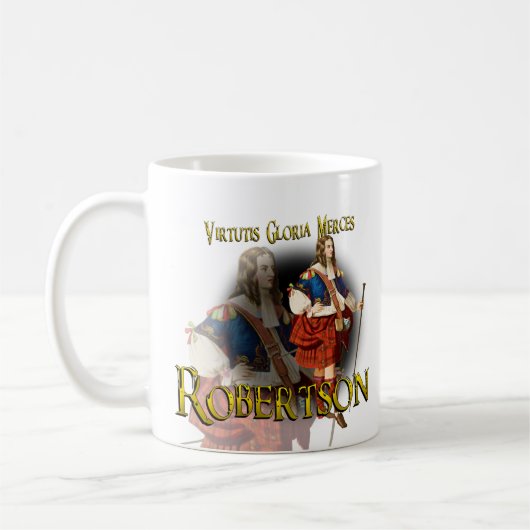 Clan Robertson Alt-Schottische Tasse (Links)