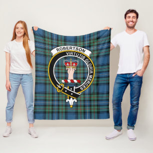 Clan Robertson Junting Ancient Tartan Kariert Fleecedecke