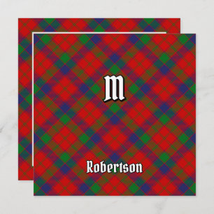 Clan Robertson Tartan Einladung
