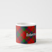 Clan Robertson Tartan Espressotasse (Vorderseite)