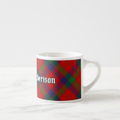 Clan Robertson Tartan Espressotasse (Rechts)