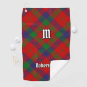 Clan Robertson Tartan Golfhandtuch (Insitu)