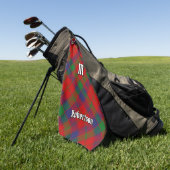 Clan Robertson Tartan Golfhandtuch (Gras)