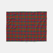 Clan Robertson Tartan Kariert Fleecedecke (Vorderseite (Horizontal))