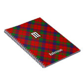 Clan Robertson Tartan Notizblock (Rechte Seite)