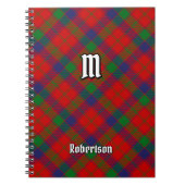 Clan Robertson Tartan Notizblock (Vorderseite)
