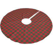 Clan Robertson Tartan Polyester Weihnachtsbaumdecke (Schrägansicht)