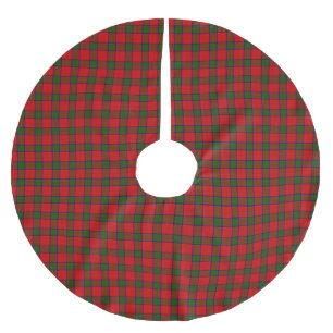 Clan Robertson Tartan Polyester Weihnachtsbaumdecke