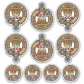 Clan Robertson Wappen Sticker Set (Vorderseite)