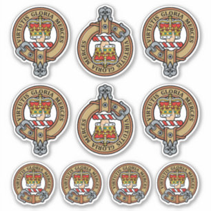 Clan Robertson Wappen Sticker Set