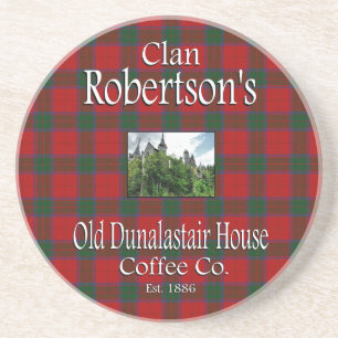 Clan Robertson's Old Dunalastair House Coffee Co. Getränkeuntersetzer