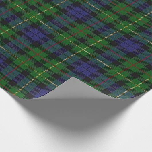 Clan Rollo ScottishTartan Geschenkpapier (Ecke)