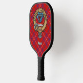 Clan Rose Crest over Tartan Pickleball Schläger (Links)