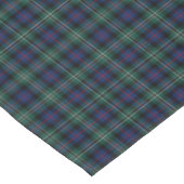 Clan Rose Dark Green und Blue Scottish Tartan Tischdecke (Schrägansicht)