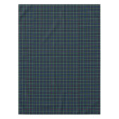 Clan Rose Dark Green und Blue Scottish Tartan Tischdecke (Vorderseite)