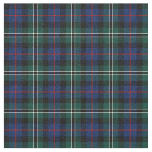 Clan Rose Jagd Tartan Stoff (Nahaufnahme)