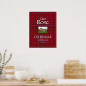 Clan Rose Old Kilravock Coffee Co. Poster (Küche)