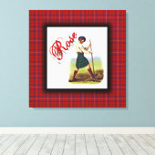 Clan Rose Scottish Dream Leinwanddruck (Insitu (Holzboden))