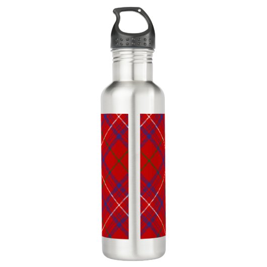 Clan Rose Tartan Edelstahlflasche (Rückseite)