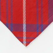 Clan Rose Tartan Fleecedecke (Ecke)