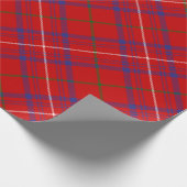 Clan Rose Tartan Geschenkpapier (Ecke)