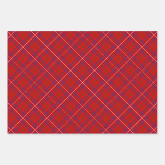 Clan Rose Tartan Geschenkpapier Set (Vorderseite 3)