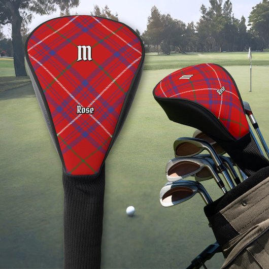 Clan Rose Tartan Golf Headcover
