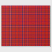 Clan Rose Tartan Kariert Geschenkpapier (Flach)