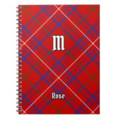 Clan Rose Tartan Notizblock (Vorderseite)