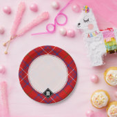 Clan Rose Tartan Pappteller (Party)
