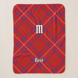 Clan Rose Tartan Sherpadecke