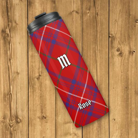 Clan Rose Tartan Thermosbecher
