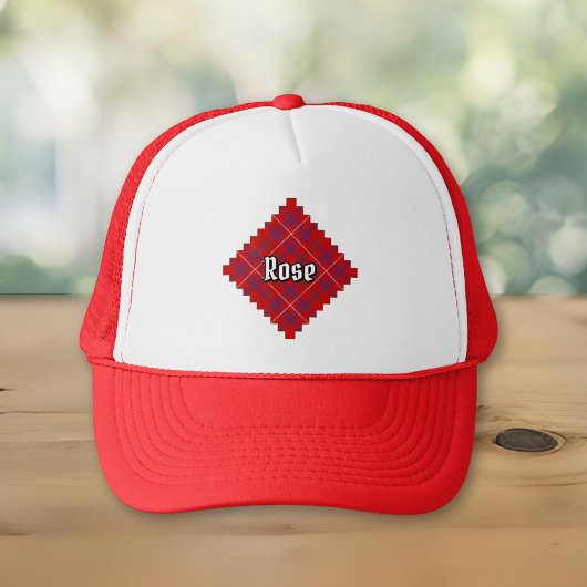 Clan Rose Tartan Truckerkappe