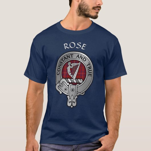 Clan Rose Wappen T-Shirt (Vorderseite)