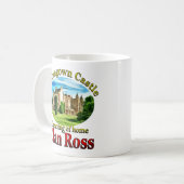 Clan Ross, der von Balnagown Schloss träumt Kaffeetasse (Vorderseite Links)
