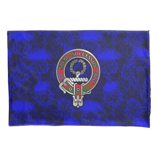 Clan Ross Wappen auf der Thistle Pillow Case Kissenbezug (Vorderseite)