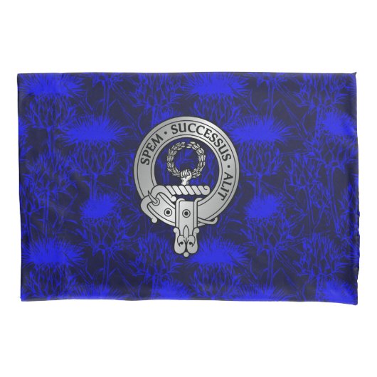 Clan Ross Wappen auf Thistle Kissenbezug (Vorderseite)
